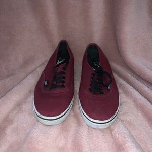 Maroon vans